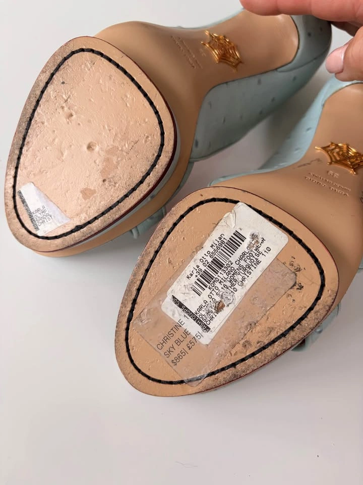 Charlotte Olympia “Christine” Heels | Sky Blue | EU 39 - photo 5