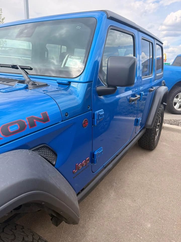 2025 Blue Jeep Wrangler Rubicon 4-Door - photo 3