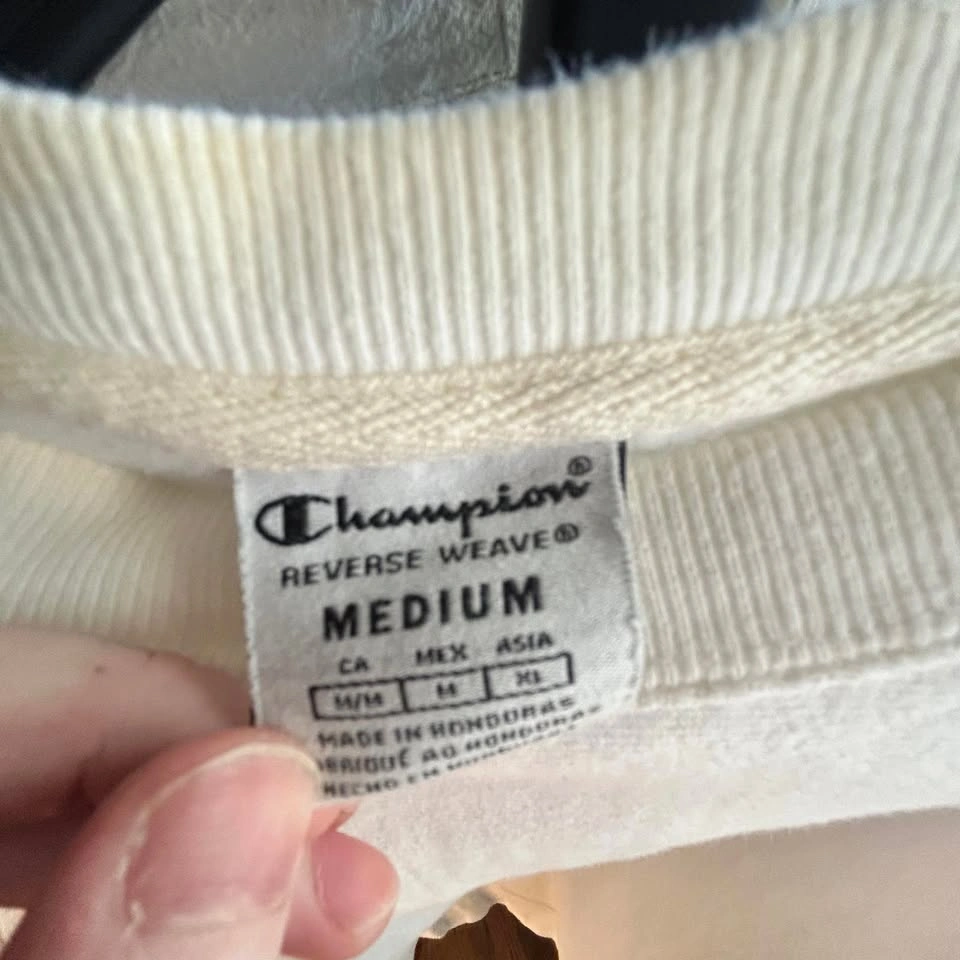 Champion Reverse Weave Medium White Sweatshirt - photo 2