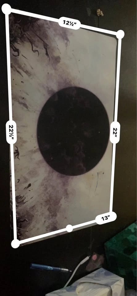 Large Moon Eclipse Desk Mat 22x13" Mouse Pad - photo 2