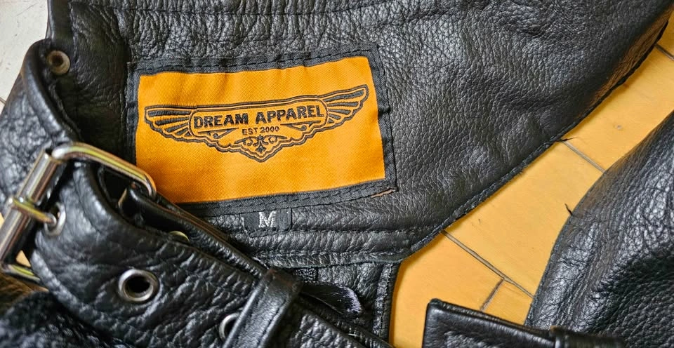 Dream Apparel Genuine Leather Motorcycle Biker Chaps Size M - photo 4