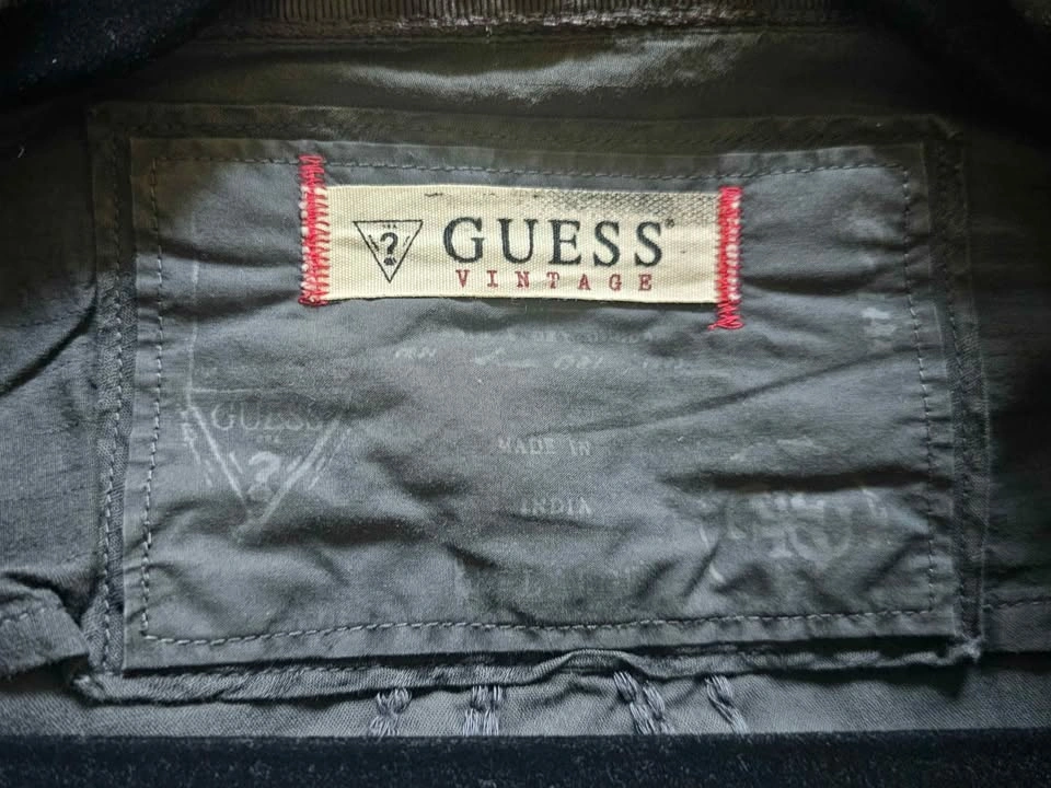 GUESS Vintage Men's Large Back Cross Embroidered Shirt - Size XL - photo 3