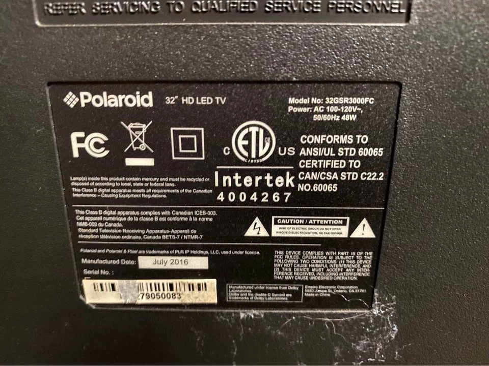 Polaroid 32" Class HD 720P LED TV w/Roku stick and remote - photo 4
