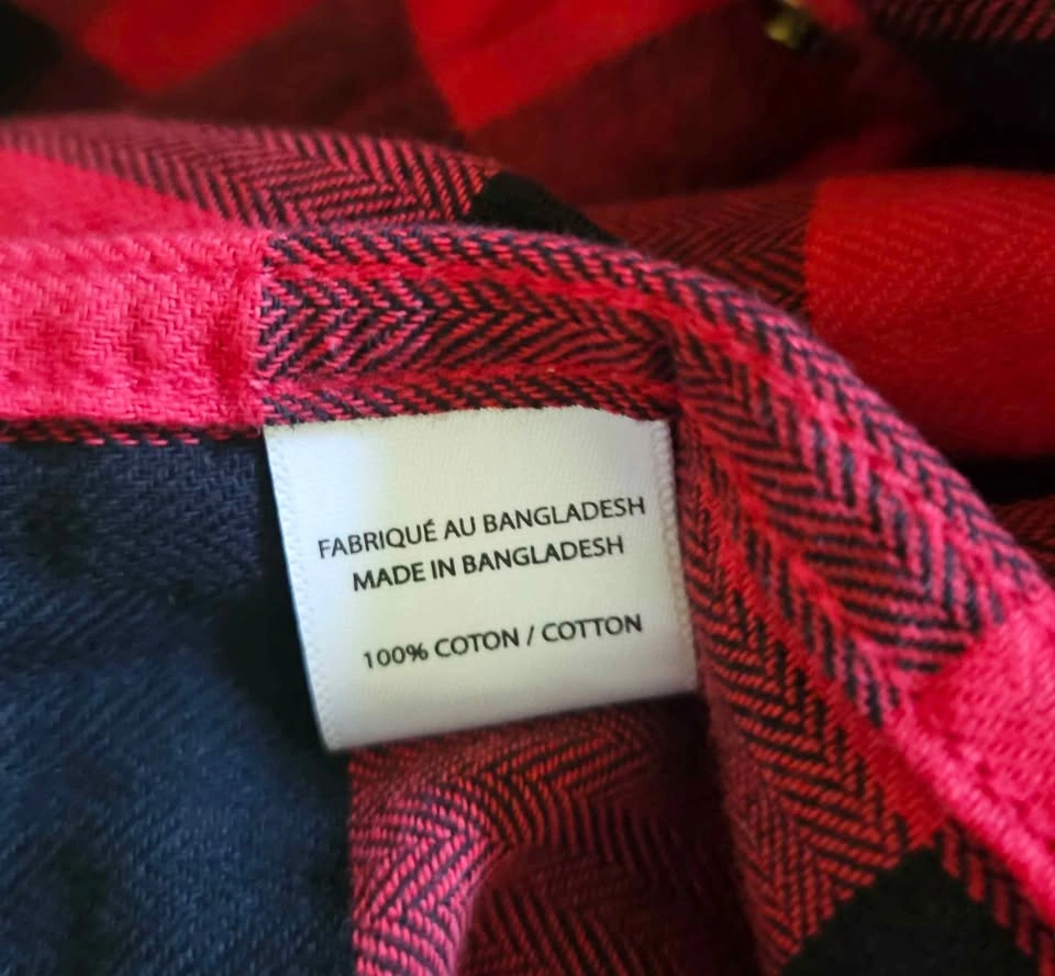 Mountain Ridge Men's Red Black Buffalo Plaid Flannel Shirt - Siz - photo 3