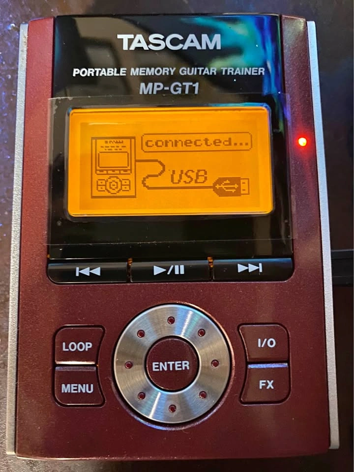 Tascam MP-GT1 Portable Memory Guitar Trainer w/ USB and Charger