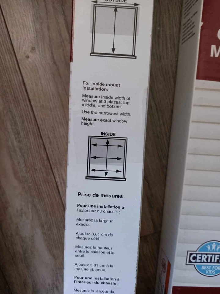 2 for $12 Cordless Mini Blinds 23" x 64" White - photo 4