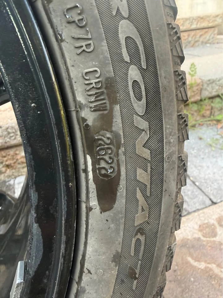 Continental 225/45 R17 Tires with Black RS Wheels - photo 4