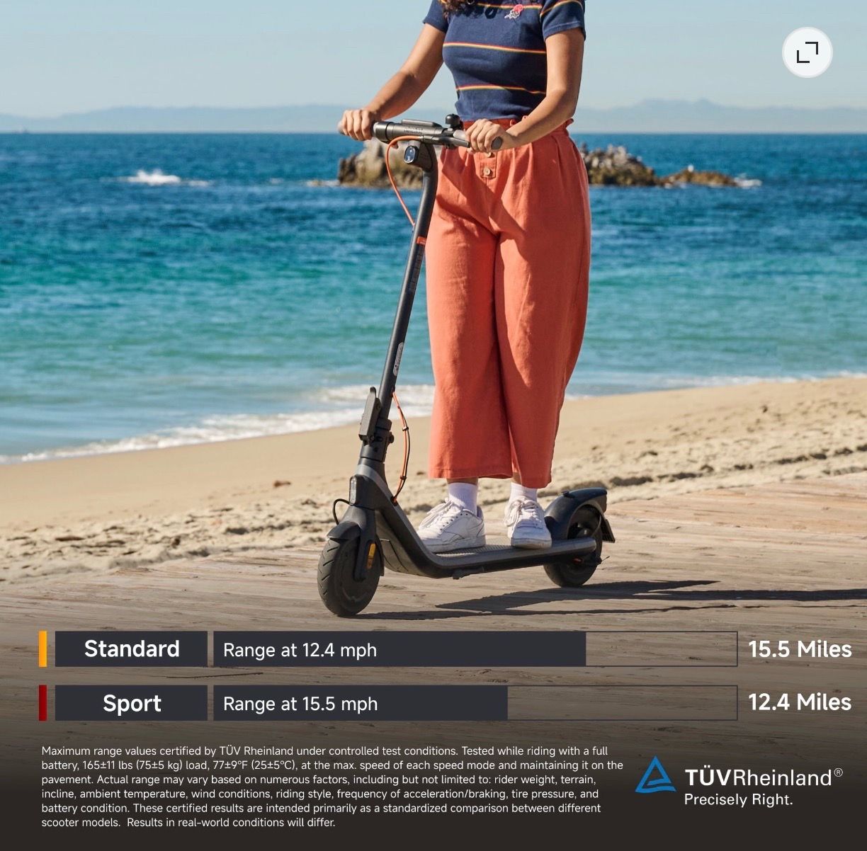 Used Segway Ninebot Electric KickScooter DXL 2 Plus, Black - photo 4