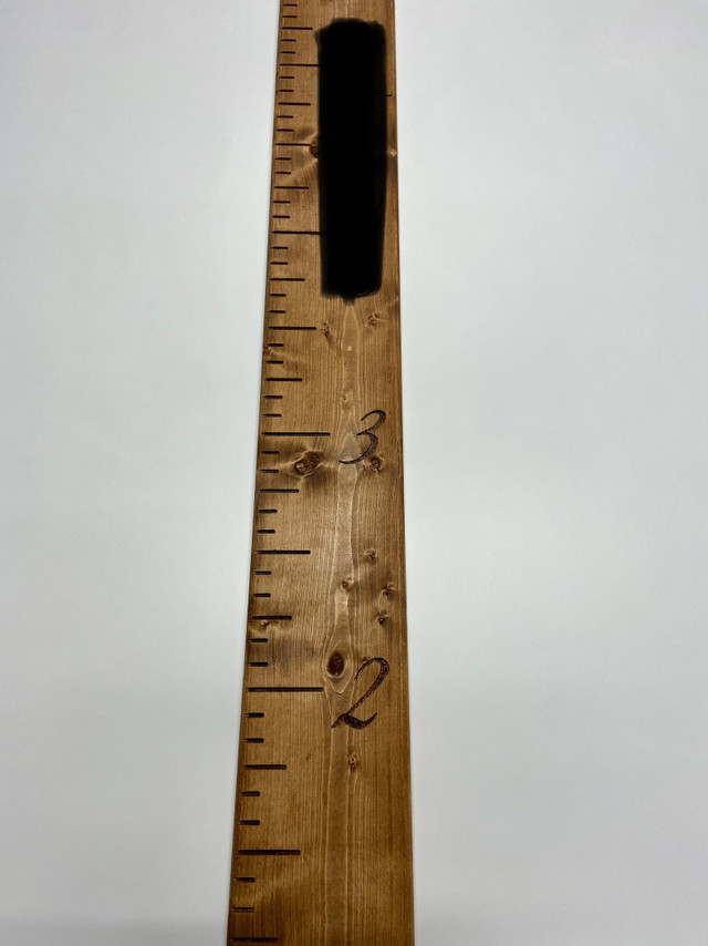 Custom 6 ft all wood growth chart - photo 3