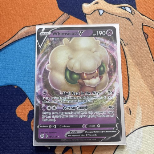 Whimsicott V 064/172 Swsh09: Brilliant Stars Holo NM - photo 3