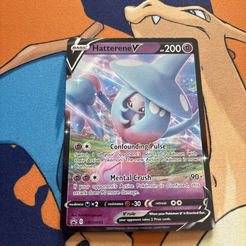 Hatterene V SWSH055 Pokemon TCG Sword & Shield Promo Cards NM