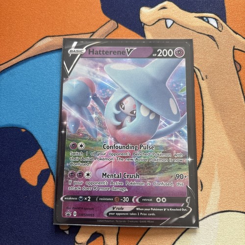 Hatterene V SWSH055 Pokemon TCG Sword & Shield Promo Cards NM - photo 3