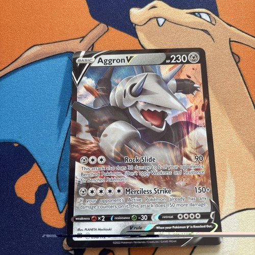 Aggron V 096/172 Brilliant Stars Full Art NM