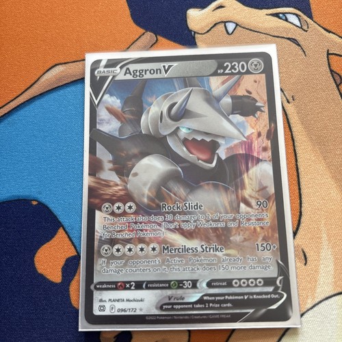 Aggron V 096/172 Brilliant Stars Full Art NM - photo 3
