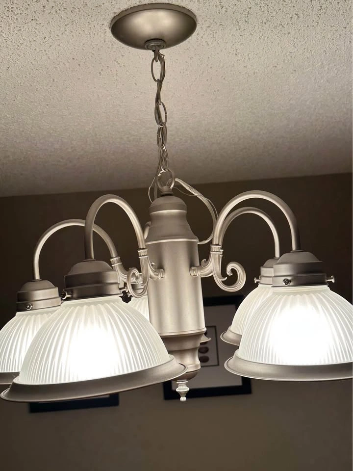 Silver Light Fixture - photo 2