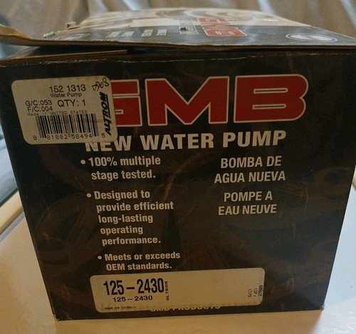 GMB New Water Pump 125-2430 For MAZDA RX-8 - photo 2