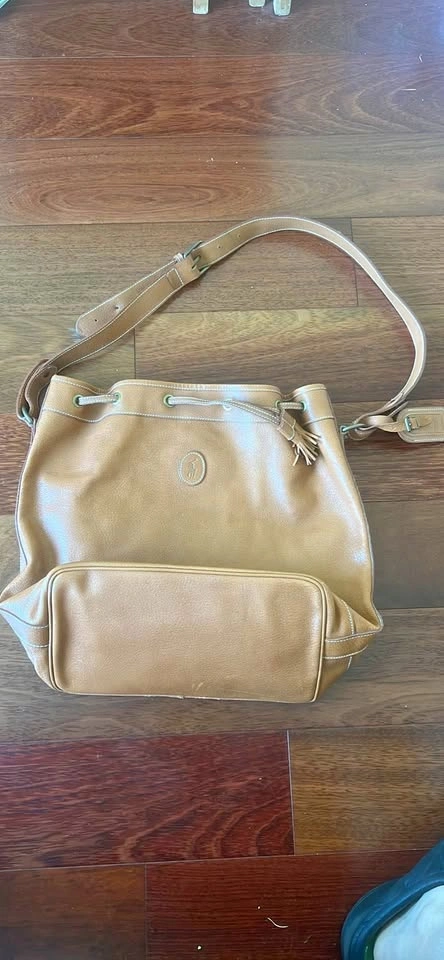 Ralph Lauren vintage brown leather shoulder bag