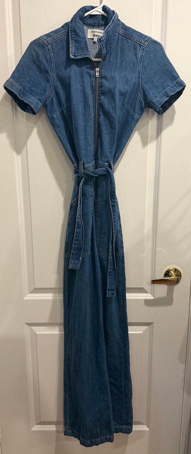 Reformation Jeans Jumpsuit