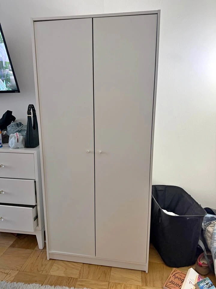 White Wardrobe / Armoire Storage Cabinet