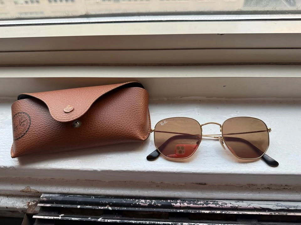 Polarized Raybans with pink coloring - photo 2