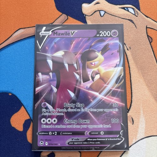 Mawile V 070/195 Swsh12: Sword & Shield - Silver Tempest Holo NM - photo 3