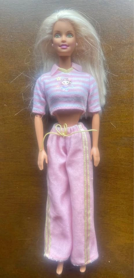 Vintage 2000 Barbie Bedtime Baby #28516 articulated arms, origin