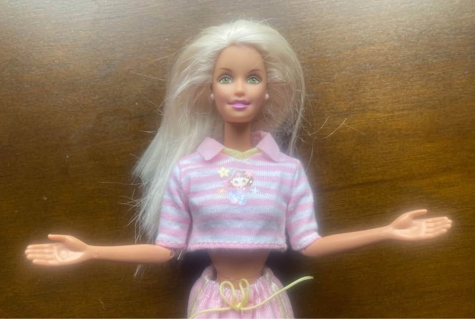 Vintage 2000 Barbie Bedtime Baby #28516 articulated arms, origin - photo 2