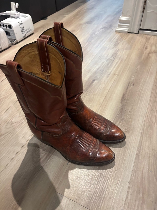 Vintage Tony Lama 5034 Cowboy Boots – Made in USA – Men’s 10.5 D