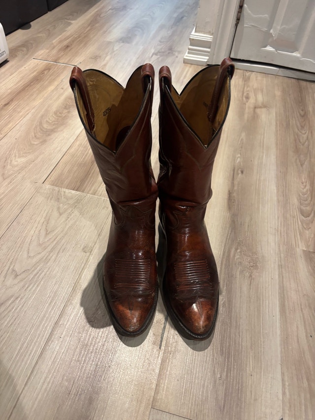 Vintage Tony Lama 5034 Cowboy Boots – Made in USA – Men’s 10.5 D - photo 2