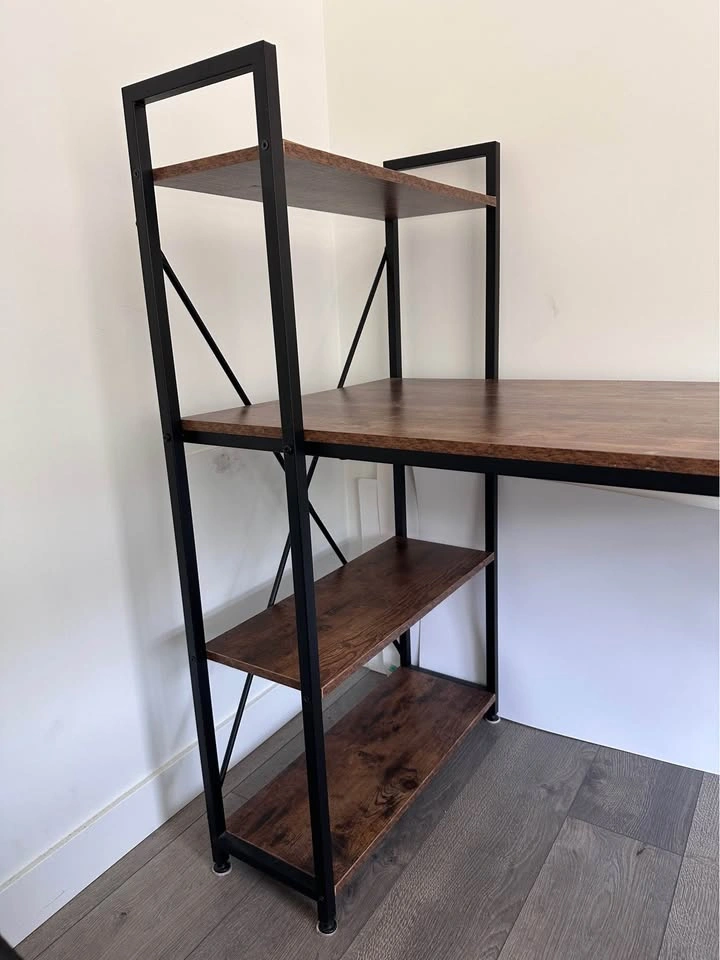Work Desk with Shelves - photo 2