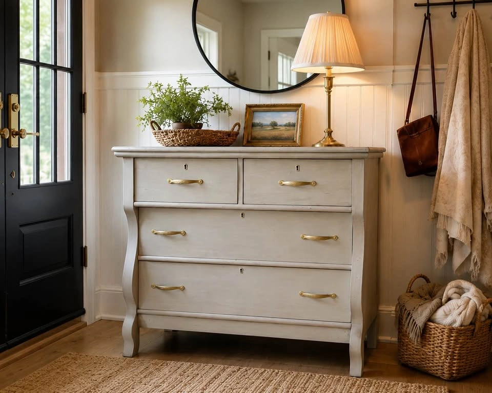 Vintage French Country Refinished Dresser - photo 2