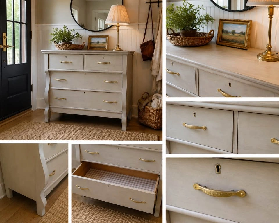 Vintage French Country Refinished Dresser - photo 3