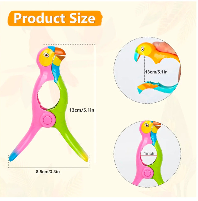 Toucan Towel Clips - photo 5