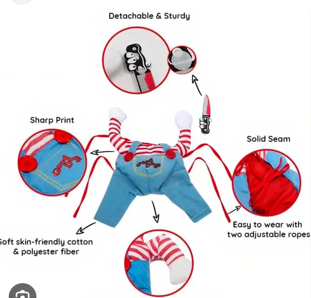Dog Chucky Costume image indicator(3)