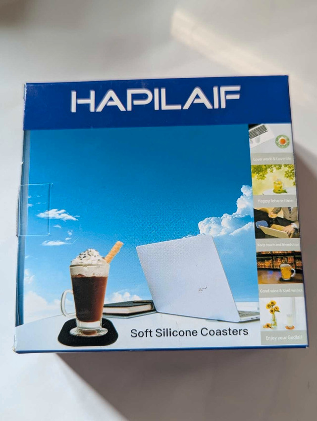 Hapilai Soft Silicone Coasters - photo 2
