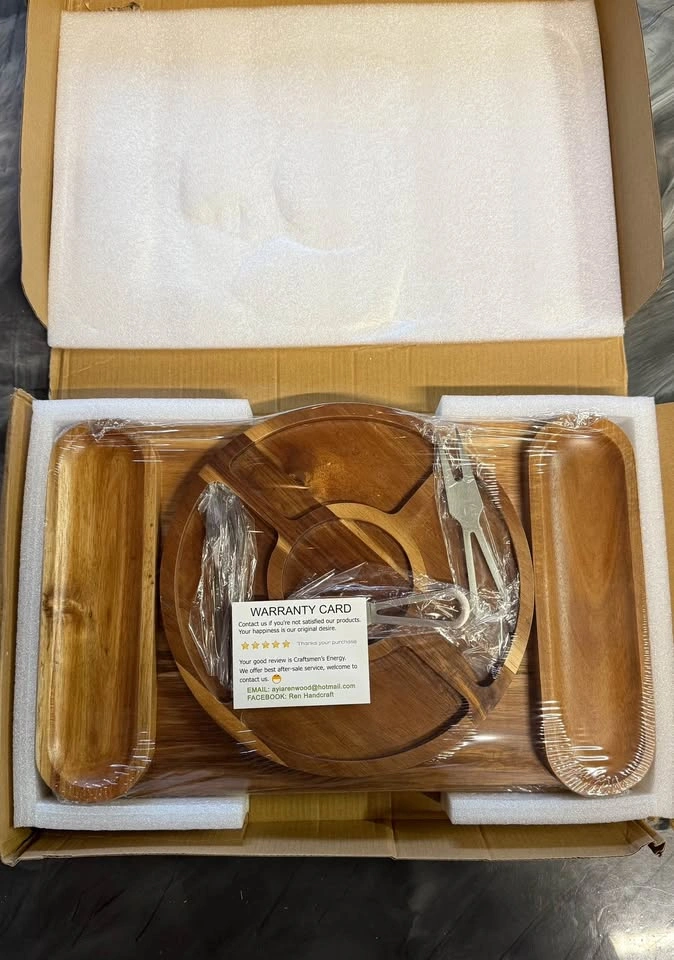 Ren Handcraft Acacia Wood Charcuterie Board Set - photo 2