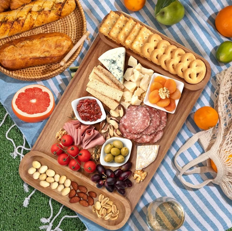 Ren Handcraft Acacia Wood Charcuterie Board Set - photo 3