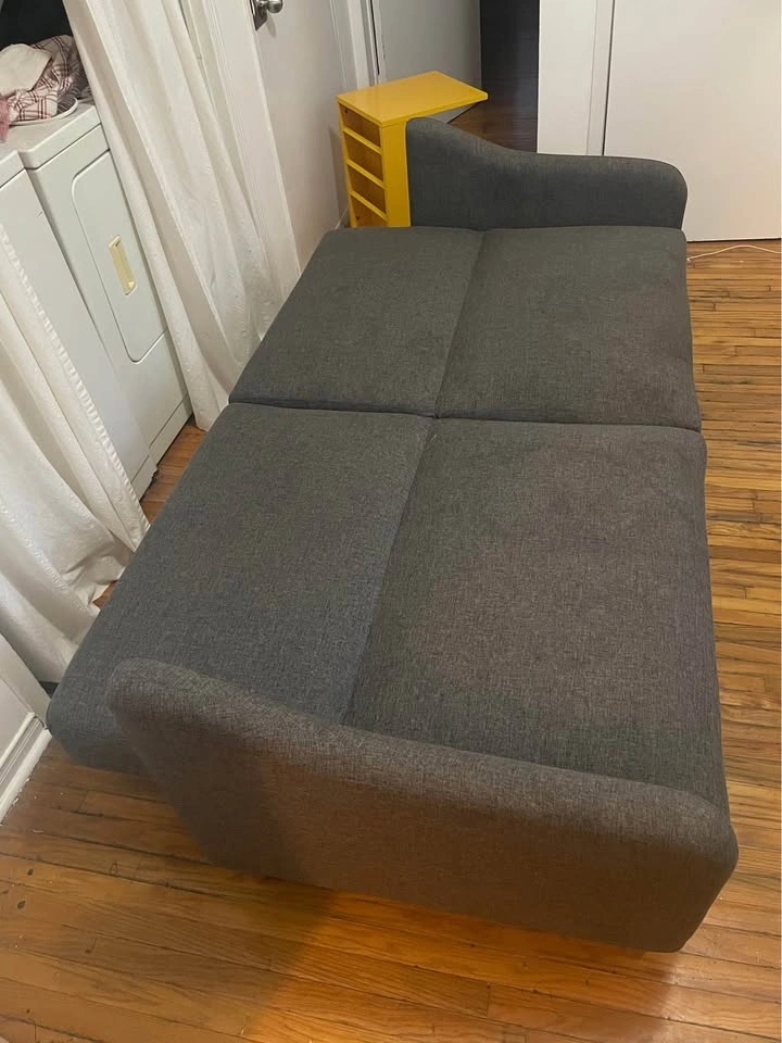 Dark Grey MCM Sleeper Sofa - photo 3