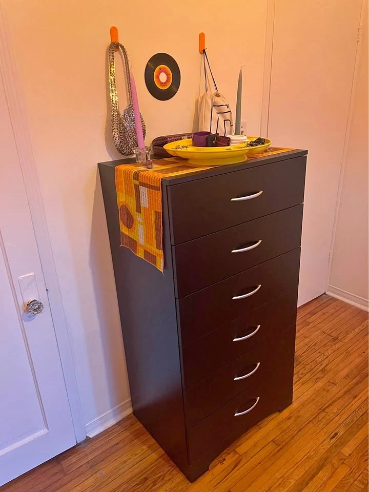 Black Tall Boy Dresser