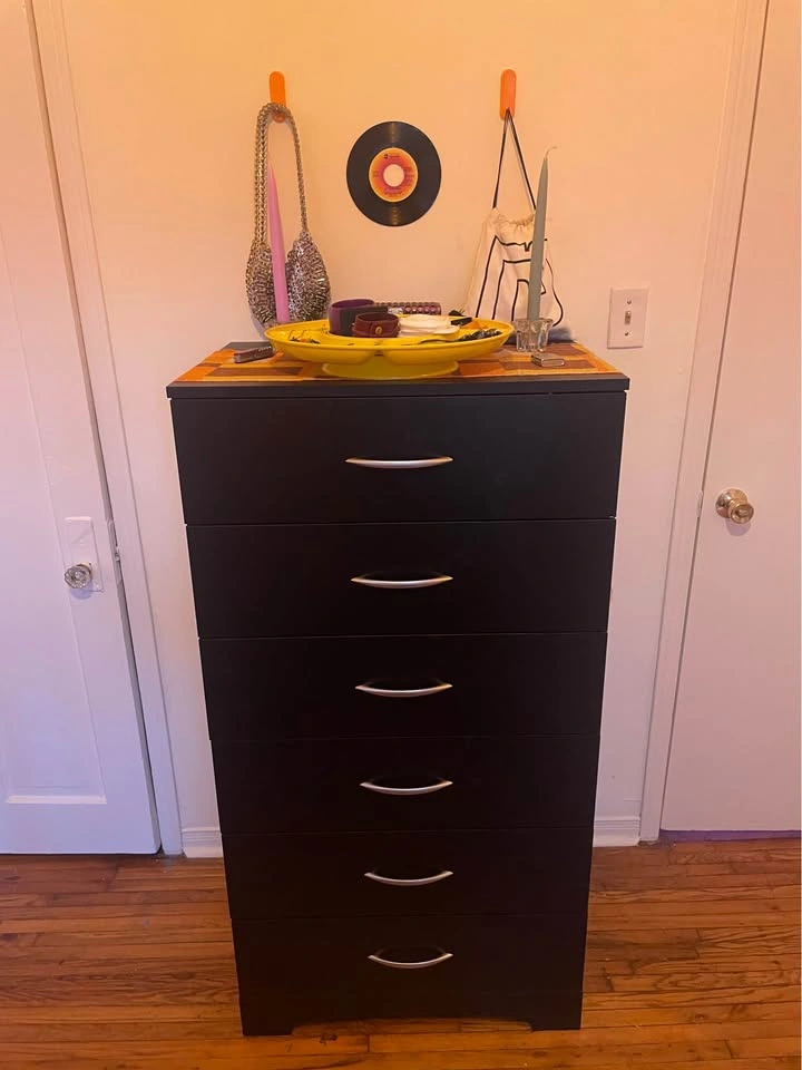 Black Tall Boy Dresser - photo 4