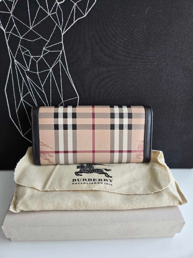 Burberry Haymarket check continental wallet - photo 2
