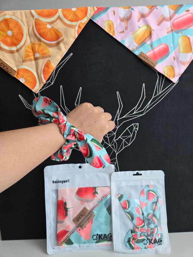 Summer vibe Reversible Pet Bandana – 2 Looks in 1 - photo 4