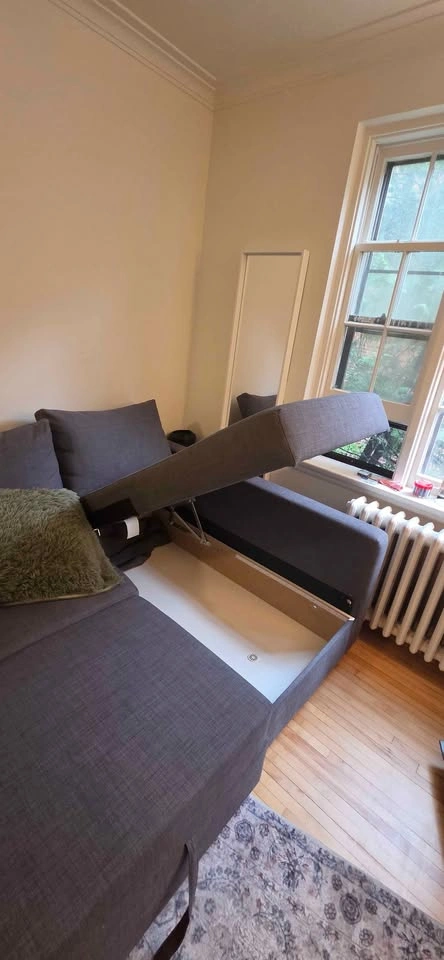 IKEA Corner Sofa Bed – Dark Gray – Very good condition - photo 3