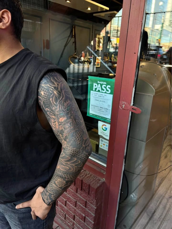 Dragon Asian Japanese Full Sleeve