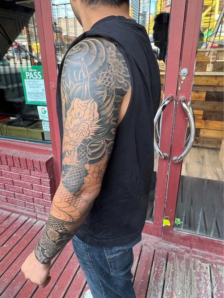 Dragon Asian Japanese Full Sleeve - photo 3