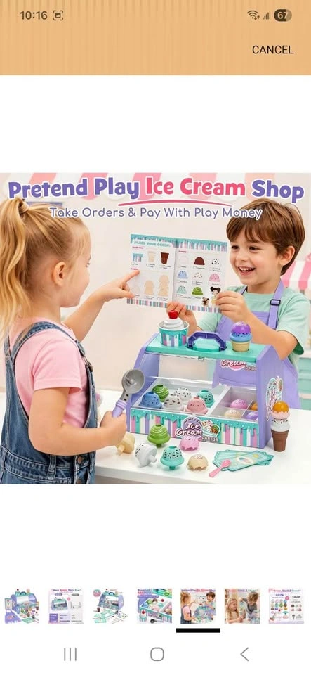 Brand New Ice Cream Toy set whole Set - photo 3