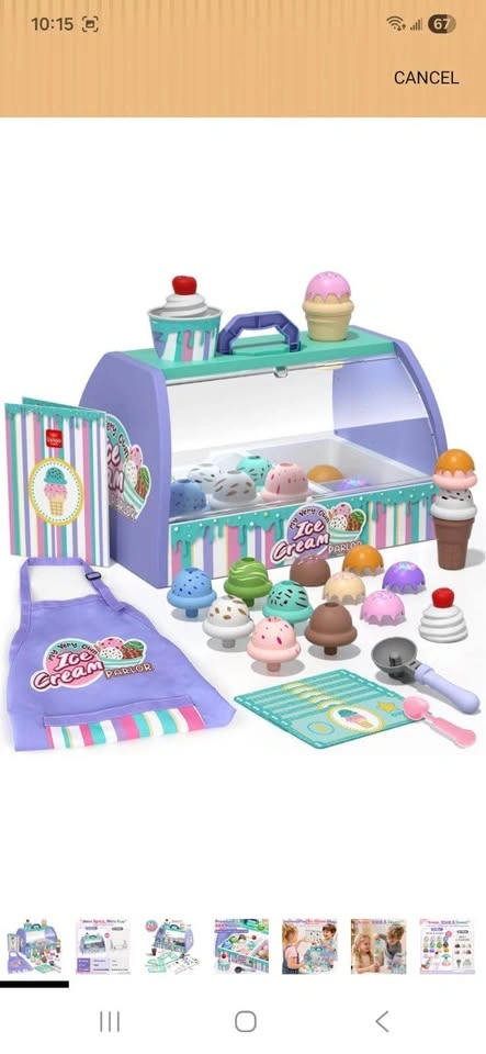 Brand New Ice Cream Toy set whole Set - photo 5