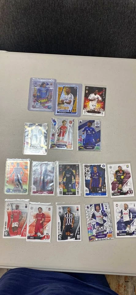 Topps and Panini Soccer Trading Card Collection