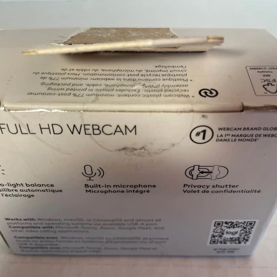 Logitech Brio 100 Full HD Webcam - photo 3