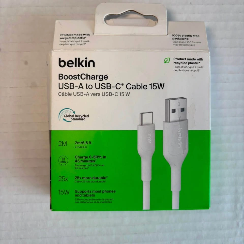 Belkin BoostCharge USB-A to USB-C Cable 2m - photo 2